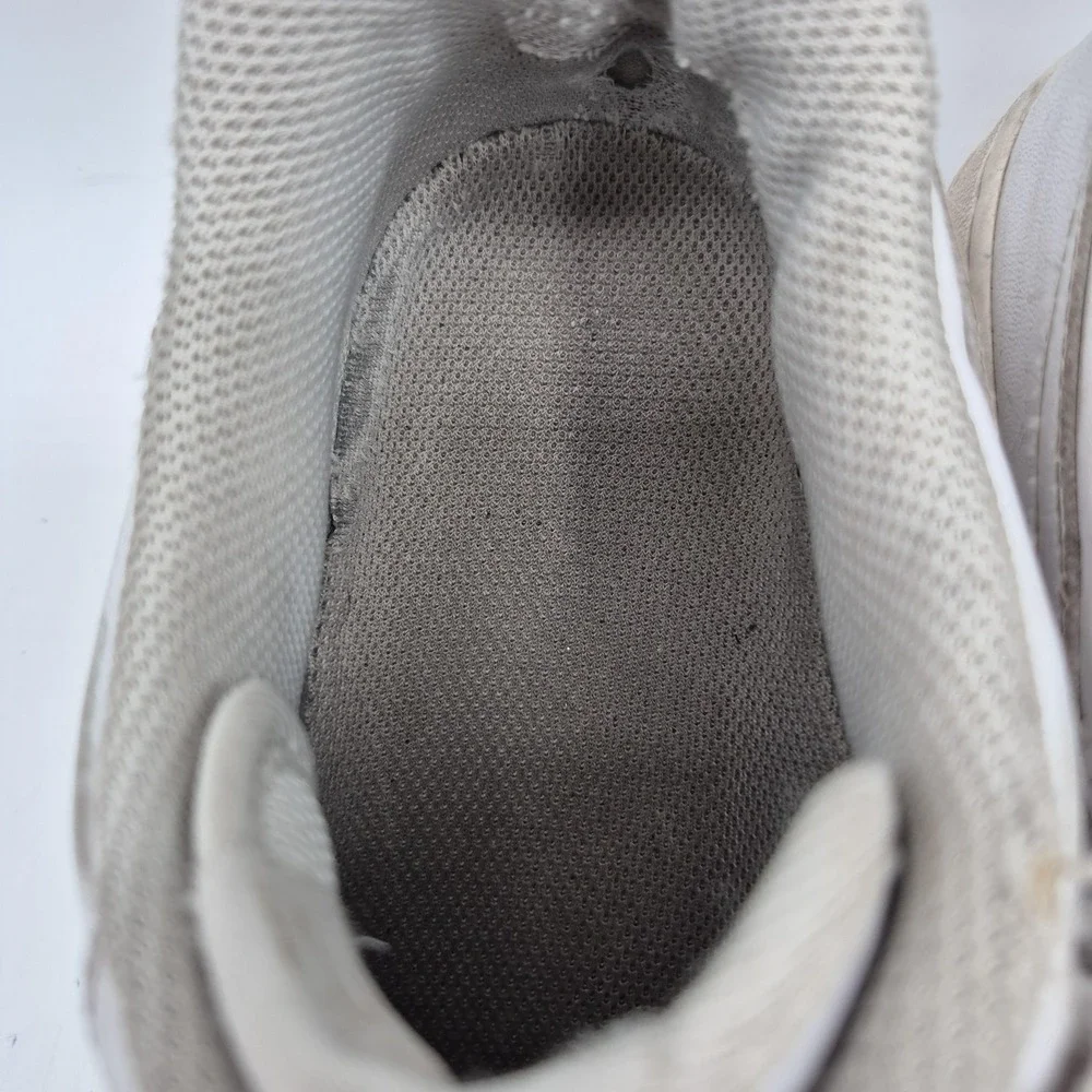Nike Air Force 1 Shoes Womens Size 8 White Leather Low Top Sneakers DD8959-100
